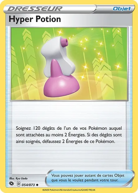 Hyper Potion, carte Pokémon CPA 54 — extension La Voie du Maître