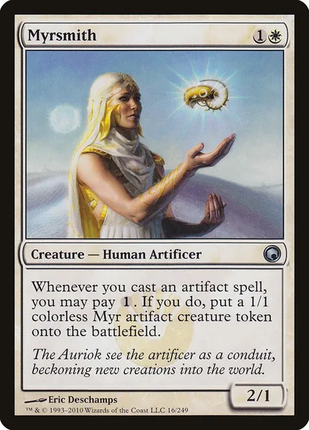 Myrsmith, Magic card SOM 16 — Scars of Mirrodin set