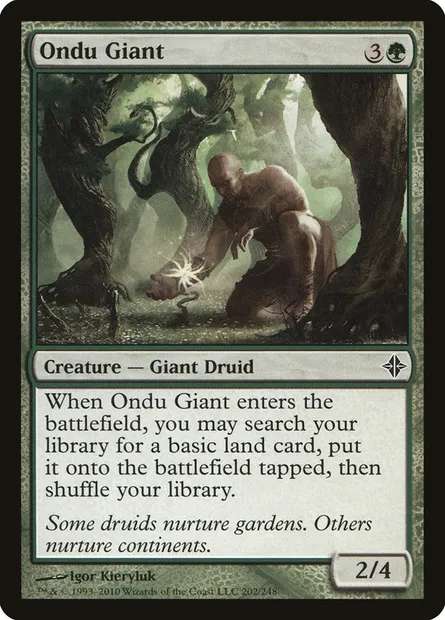 Ondu Giant, Magic card ROE 202 — Rise of the Eldrazi set