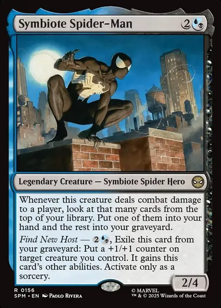 Symbiote Spider-Man, Magic card SPM 156 — Marvel's Spider-Man set