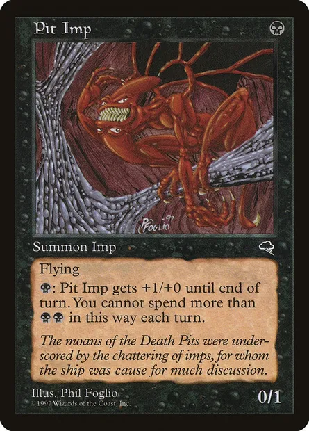 Pit Imp, Magic card TMP 148 — Tempest set