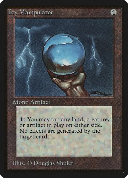 Manipulateur glacial, carte Magic LEB 249 — extension Limited Edition Beta