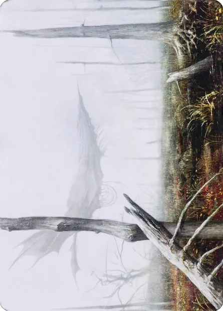 Swamp // Swamp, Magic card ADMU 64 — Dominaria United Art Series set