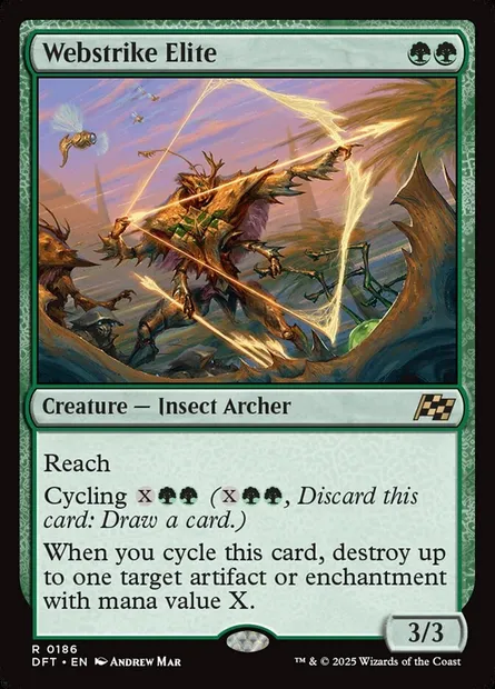 Webstrike Elite, Magic card DFT 186 — Aetherdrift set