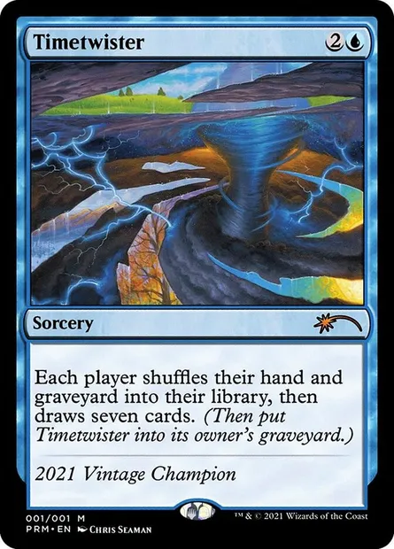 Timetwister, Magic card OVNT 2021B — Vintage Championship set