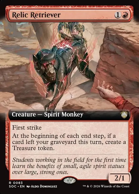 Relic Retriever, Magic card SOC 83 — Secrets of Strixhaven Commander set