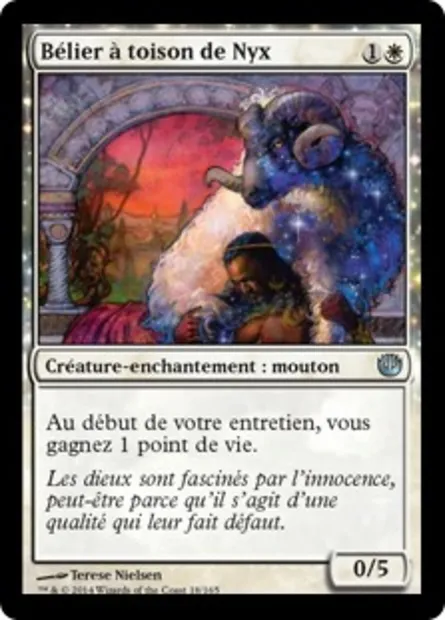 Bélier à toison de Nyx, carte Magic JOU 18 — extension Incursion dans Nyx