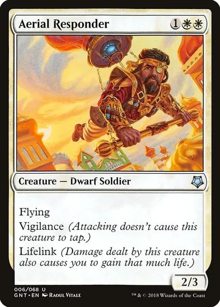 Aerial Responder, Magic card GNT 6 — Game Night set