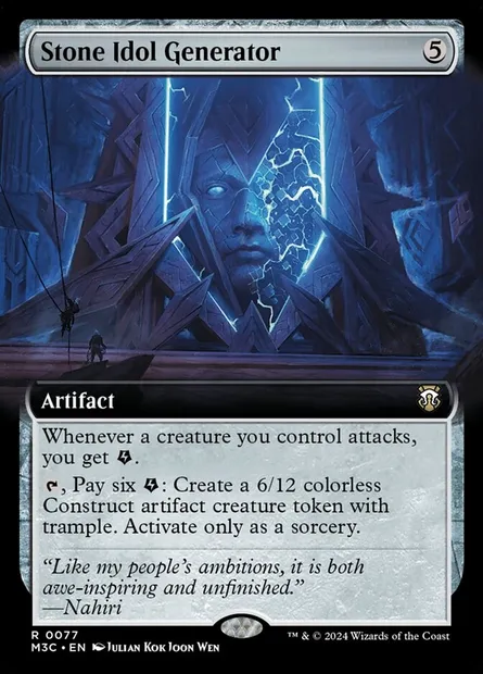 Stone Idol Generator, Magic card M3C 77 — Modern Horizons 3 Commander set