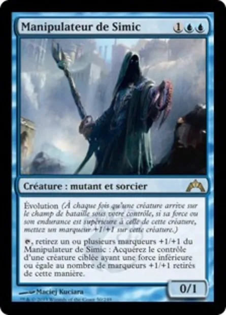 Manipulateur de Simic, carte Magic GTC 50 — extension Insurrection