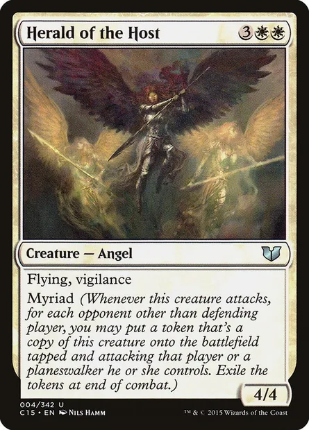Herald of the Host, Magic card C15 4 — Commander 2015 set