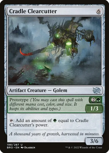 Cradle Clearcutter, Magic card BRO 198 — The Brothers' War set
