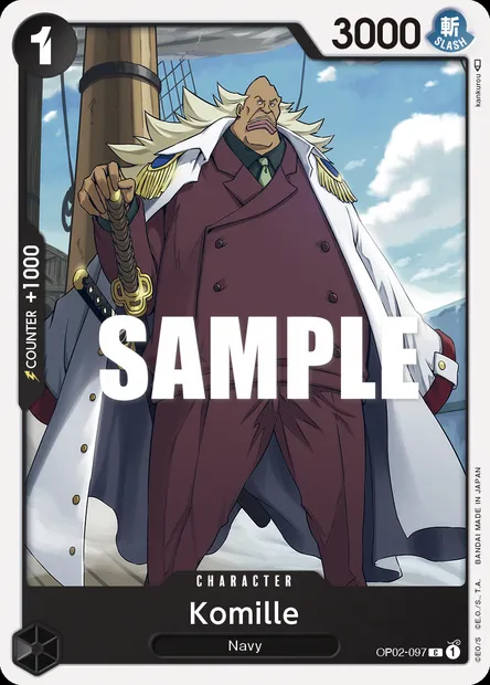 Komille, carte One Piece OP02-097 — extension PARAMOUNT WAR