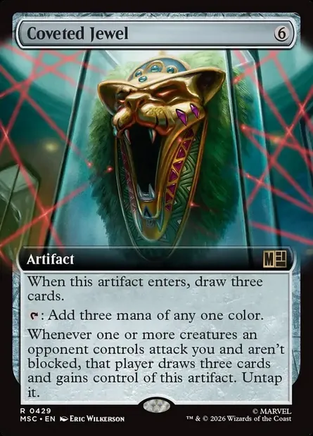 Coveted Jewel, Magic card MSC 429 — Marvel Super Heroes Commander set