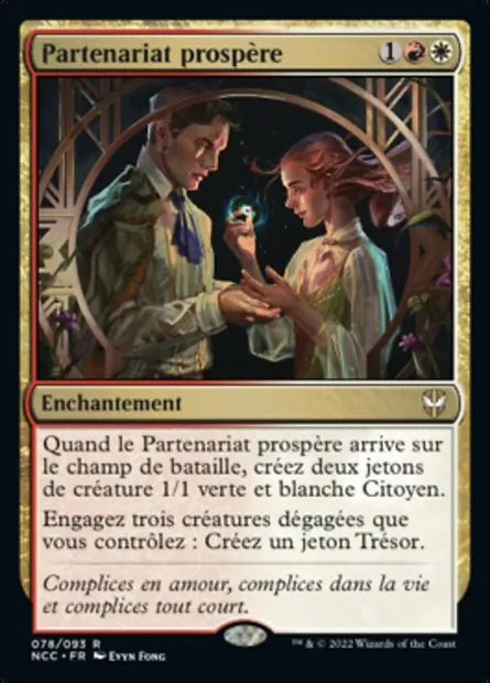 Partenariat prospère, carte Magic NCC 78 — extension New Capenna Commander