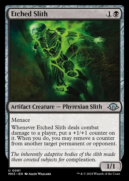 Etched Slith, Magic card MH3 91 — Modern Horizons 3 set
