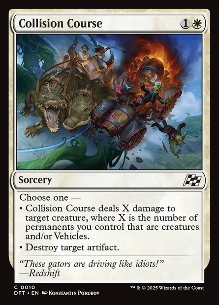 Collision Course, Magic card DFT 10 — Aetherdrift set