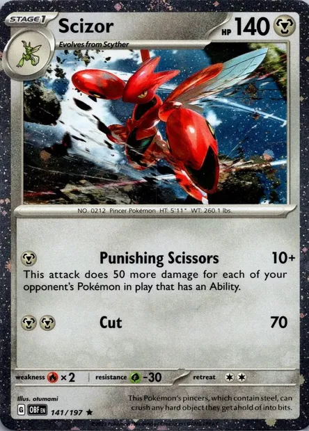 Cizayox, carte Pokémon TDX 141 — extension Theme Deck & Blisters Exclusives