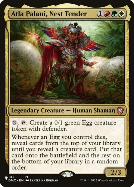 Atla Palani, Nest Tender, Magic card PLST DMC-142 — The List set
