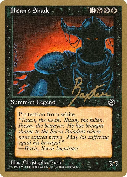 L'ombre d'Ihssân, carte Magic PTC gb53 — extension Pro Tour Collector Set