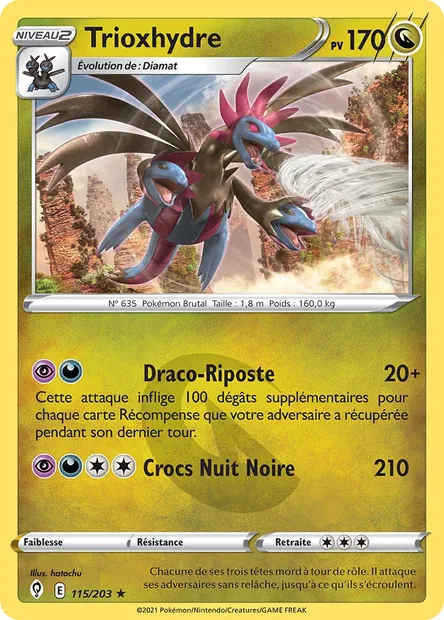 Trioxhydre, carte Pokémon EVS 115 — extension Évolution Céleste