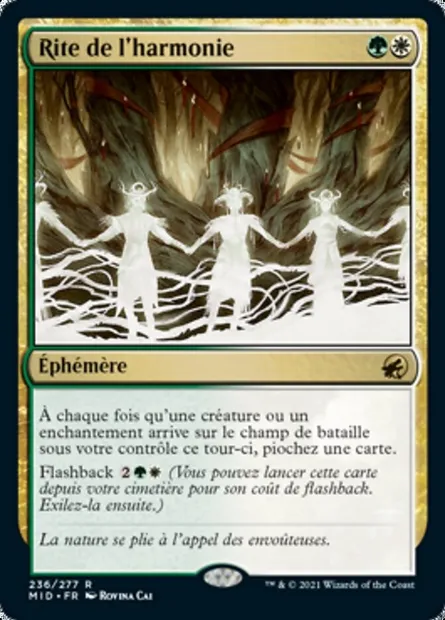 Rite de l'harmonie, carte Magic MID 236 — extension Innistrad : chasse de minuit