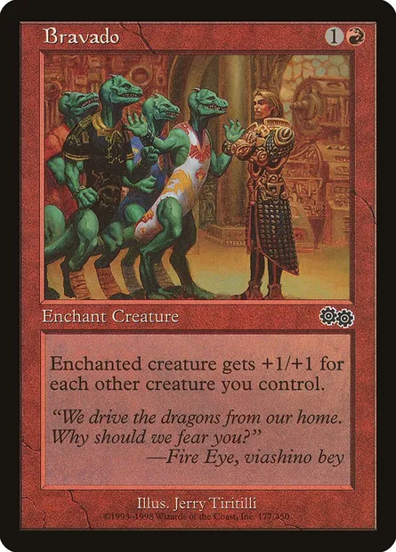 Bravado, Magic card USG 177 — Urza's Saga set