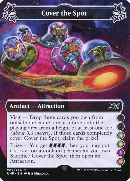Cover the Spot, carte Magic UNF 207d — extension Unfinity
