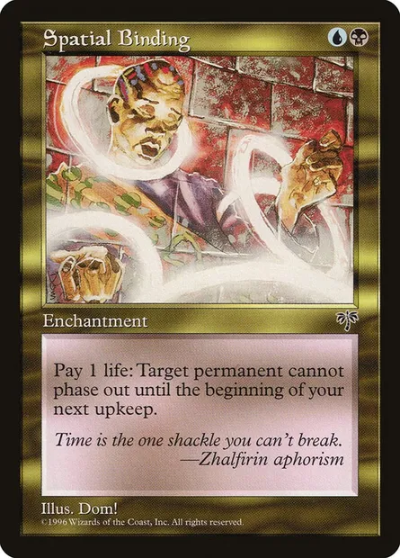 Spatial Binding, Magic card MIR 284 — Mirage set