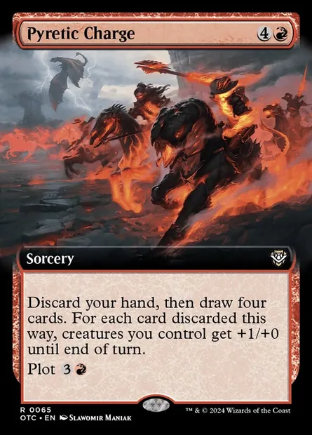 Pyretic Charge, Magic card OTC 65 — Outlaws of Thunder Junction Commander set