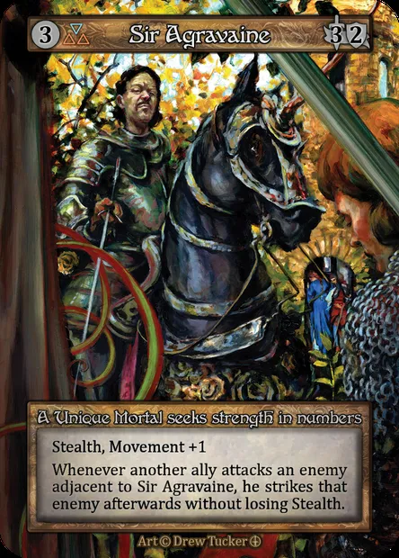 Sir Agravaine, Sorcery card ATH 069 — Arthurian Legends set
