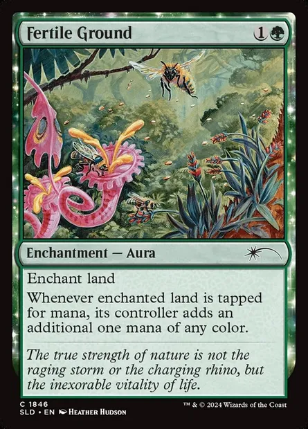 Fertile Ground, Magic card SLD 1846 — Secret Lair Drop set