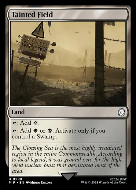 Tainted Field, Magic card PIP 298 — Fallout set