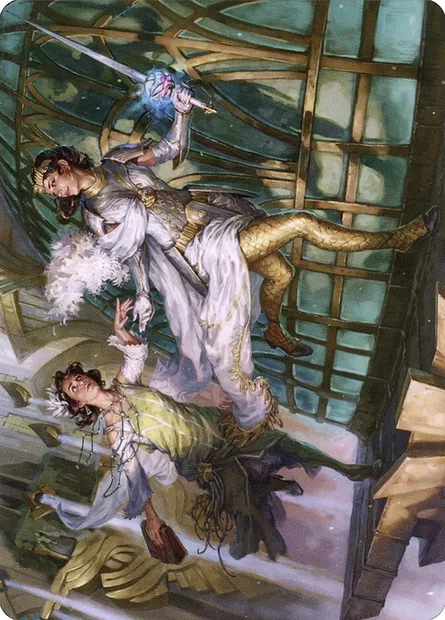 Daring Escape // Daring Escape, carte Magic ASNC 18 — extension New Capenna Art Series