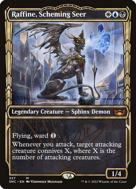 Raffine, Scheming Seer, Magic card SNC 327 — Streets of New Capenna set