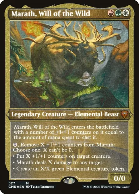 Marath, Will of the Wild, Magic card CMR 527 — Commander Legends set