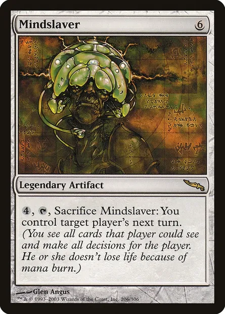 Mindslaver, Magic card MRD 206 — Mirrodin set