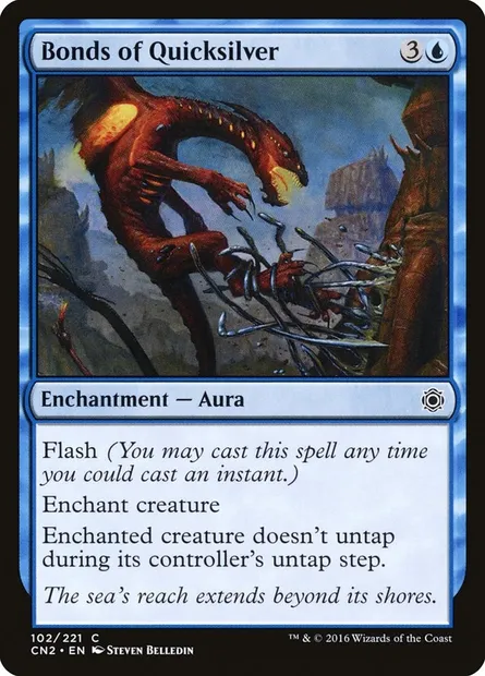 Liens de Vif-argent, carte Magic CN2 102 — extension Conspiracy: Take the Crown