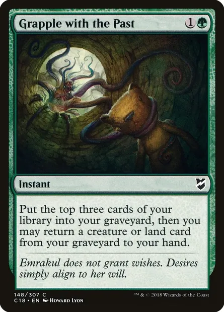 Grapple with the Past, Magic card C18 148 — Commander 2018 set