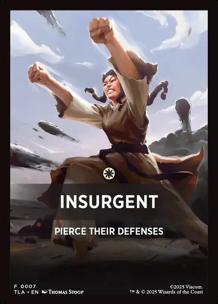 Insurgent, carte Magic JTLA 7 — extension Avatar: The Last Airbender Jumpstart Front Cards