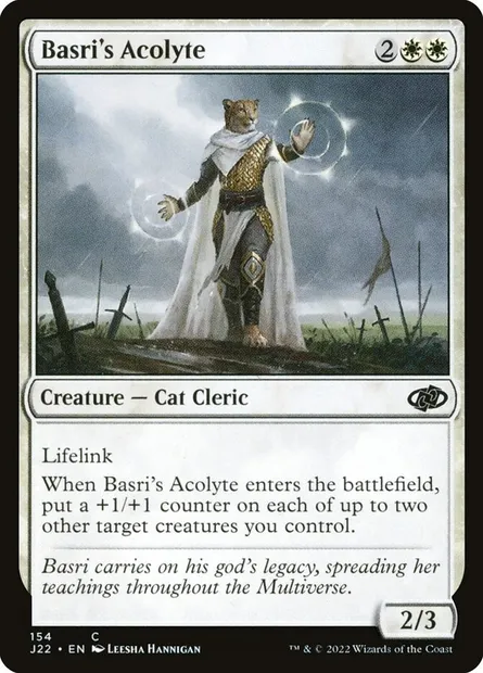 Basri's Acolyte, Magic card J22 154 — Jumpstart 2022 set