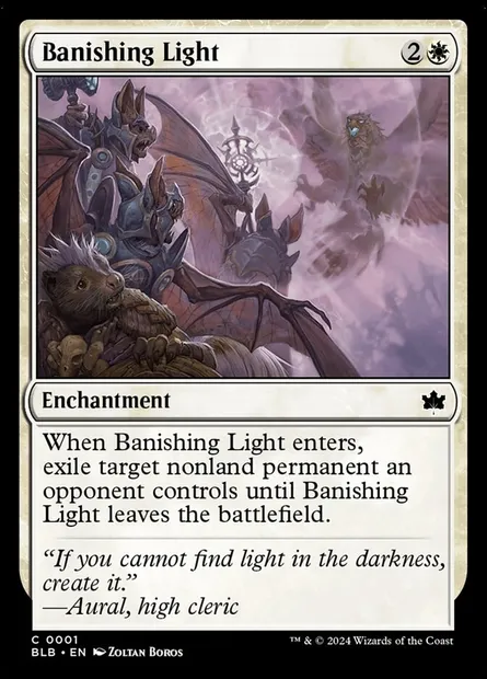 Banishing Light, Magic card BLB 1 — Bloomburrow set