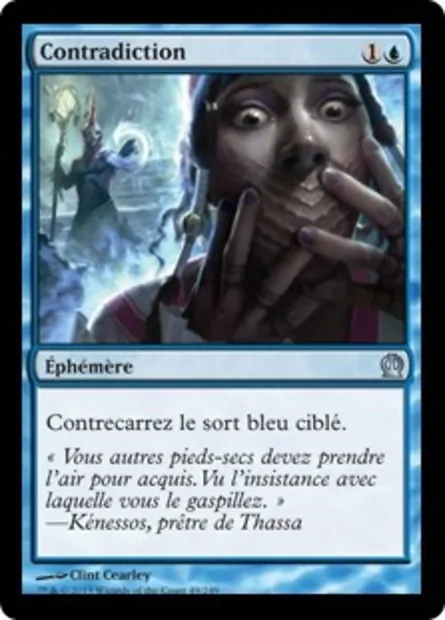 Contradiction, carte Magic THS 49 — extension Theros