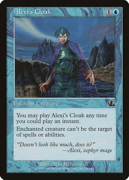 Alexi's Cloak, Magic card PCY 29 — Prophecy set