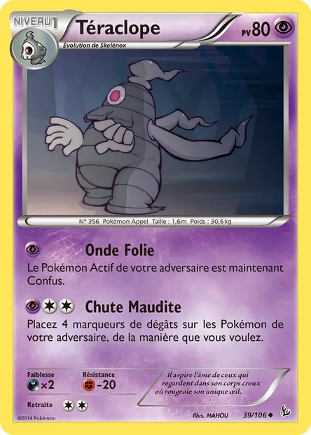Téraclope, carte Pokémon FLF 39 — extension Étincelles