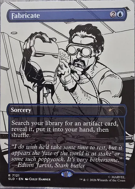Fabrication, carte Magic SLD 7121 — extension Secret Lair Drop