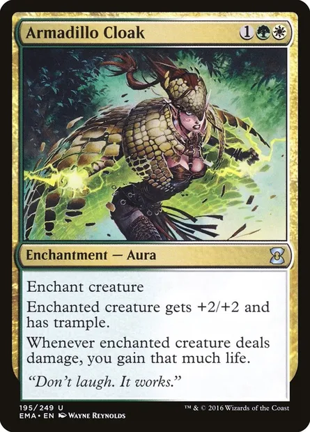 Armadillo Cloak, Magic card EMA 195 — Eternal Masters set