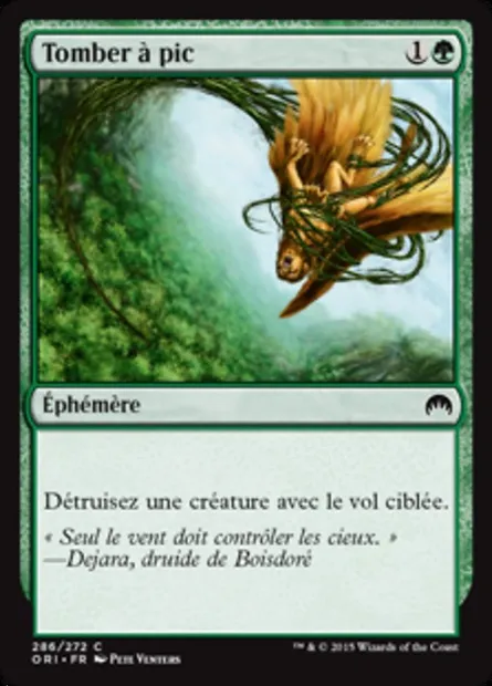 Tomber à pic, carte Magic ORI 286 — extension Magic Origines