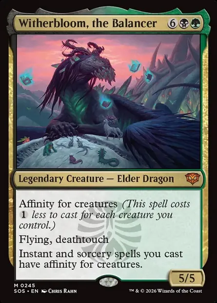 Witherbloom, the Balancer, Magic card SOS 245 — Secrets of Strixhaven set