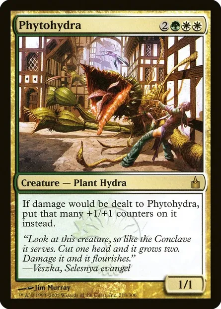 Phytohydra, Magic card RAV 218 — Ravnica: City of Guilds set